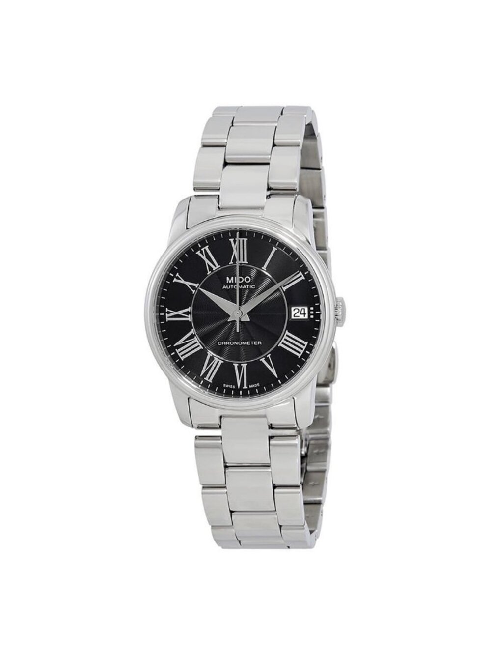 NWT Mido Baroncelli III Automatic Black Dial Ladies Watch M010.208.11.053.00